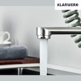 thumbnail of MASSIMO | Miscelatore Catering a parete Argento|Rubinetto cucina professionale in acciaio inox con doccetta|Beccuccio piatto da parete per ristorante