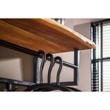 thumbnail of KAWOLA perchero NEREA perchero de metal acacia 6 ganchos negro