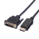 thumbnail of VALUE DisplayPort Kabel DP ST - DVI (24+1) ST, LSOH, schwarz, 3 m