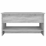 thumbnail of vidaXL Salontafel 80x50x40 cm bewerkt hout grijs sonoma eiken