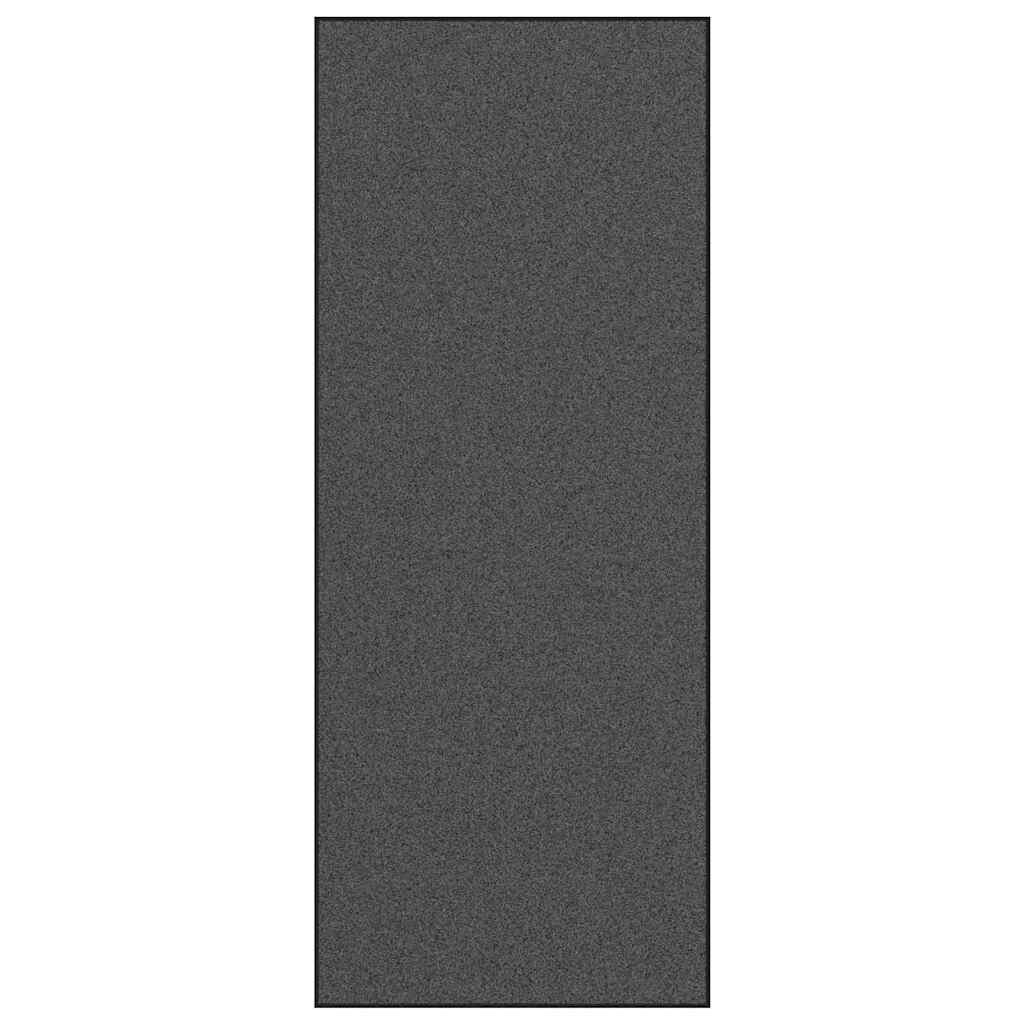 vidaXL Deurmat Anders Antraciet en Zwart 120 x 300 cm Polyamide en PVC