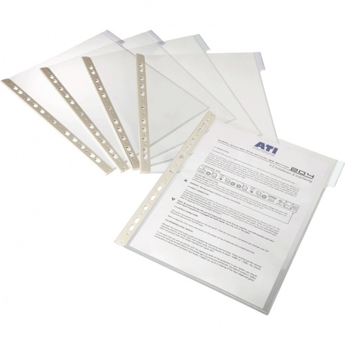 DURABLE FUNCTION Sichttafel-System, transparent, doku.echte Folie, DIN A4, 5/VE
