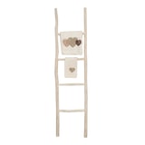 thumbnail of Biscottini Holzleiter 37x4x150cm - Handtuchhalter für Boden und Wand - Handtuchhalterleiter fürs Badezimmer - Moderne dekorative Leiter - Lagerregal