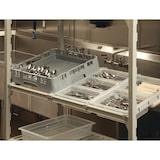 thumbnail of CAMBRO - FR258-151 - Panier à couverts pleine grandeur - 50 x 50 x 10,1 cm - Gris clair