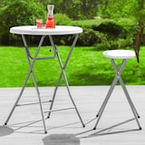 thumbnail of Pack 2 Banquetas Dobráveis Altas Brancas 30x76cm 7house