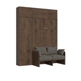 thumbnail of Cama 120 Sofà Kentaro Noce com coluna - móvel suspenso - móvel suspenso acima da coluna