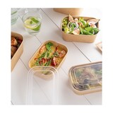 thumbnail of MONOUSO - Tapa Rectangular PP para Envases 17,2x12cm (50 Uds)