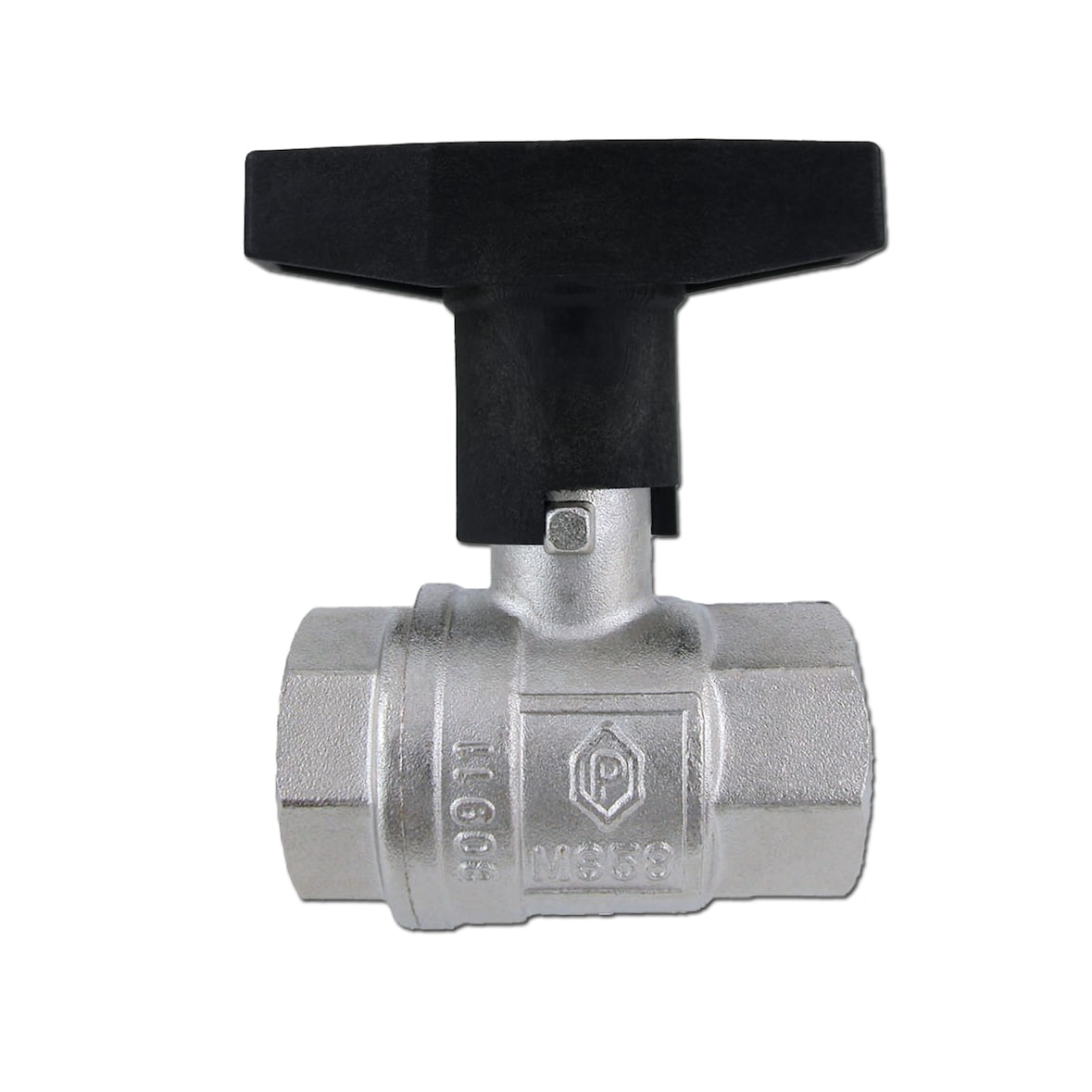 Messing Kugelhahn 1/2 Zoll DN15 mit ISO-T-Griff