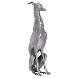 thumbnail of FineBuy Deko Design Dog aus Aluminium silbern Windhund Skulptur Hundestatue