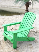thumbnail of DanDiBo Strandstuhl Holz Grün Gartenstuhl klappbar Adirondack Deckchair