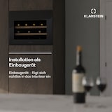 thumbnail of Klarstein Rhone 28 Uno Weinkühlschrank | 28 Flaschen | LED-Steuerung | Push-to-Open | leise Schwarz