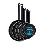 thumbnail of METRO PROFESSIONAL Set de 5 poêles, aluminium, Ø 20/ 24/ 28/ 32 cm, revêtement anti-adhésif en téflon, passe au four