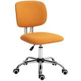 thumbnail of Vinsetto silla de oficina sin brazos silla de escritorio giratoria tapizado de tela con altura ajustable estilo moderno carga 120 kg 48x53x80-90 cm