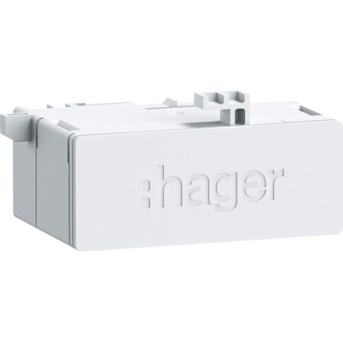 Hager Modular-Buchse, Cat5E, RJ45 8(8), geeignet für Massivleiter, geeignet für Rundkabel, weiß, Feldkonfigurierbar