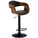 thumbnail of Tabouret de bar Kingston Noyer / Noir/Similicuir