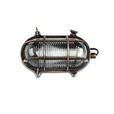 thumbnail of Buitenwandlamp SKIATHOS 1x E27 tot 18W Koper Antiek, Helder/Transparant LE42607