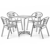 thumbnail of Sedie in alluminio curvato per restaurazione. Arredo impilabili per terrazze, interni ed esterni di bar, ristoranti e caffetterie.