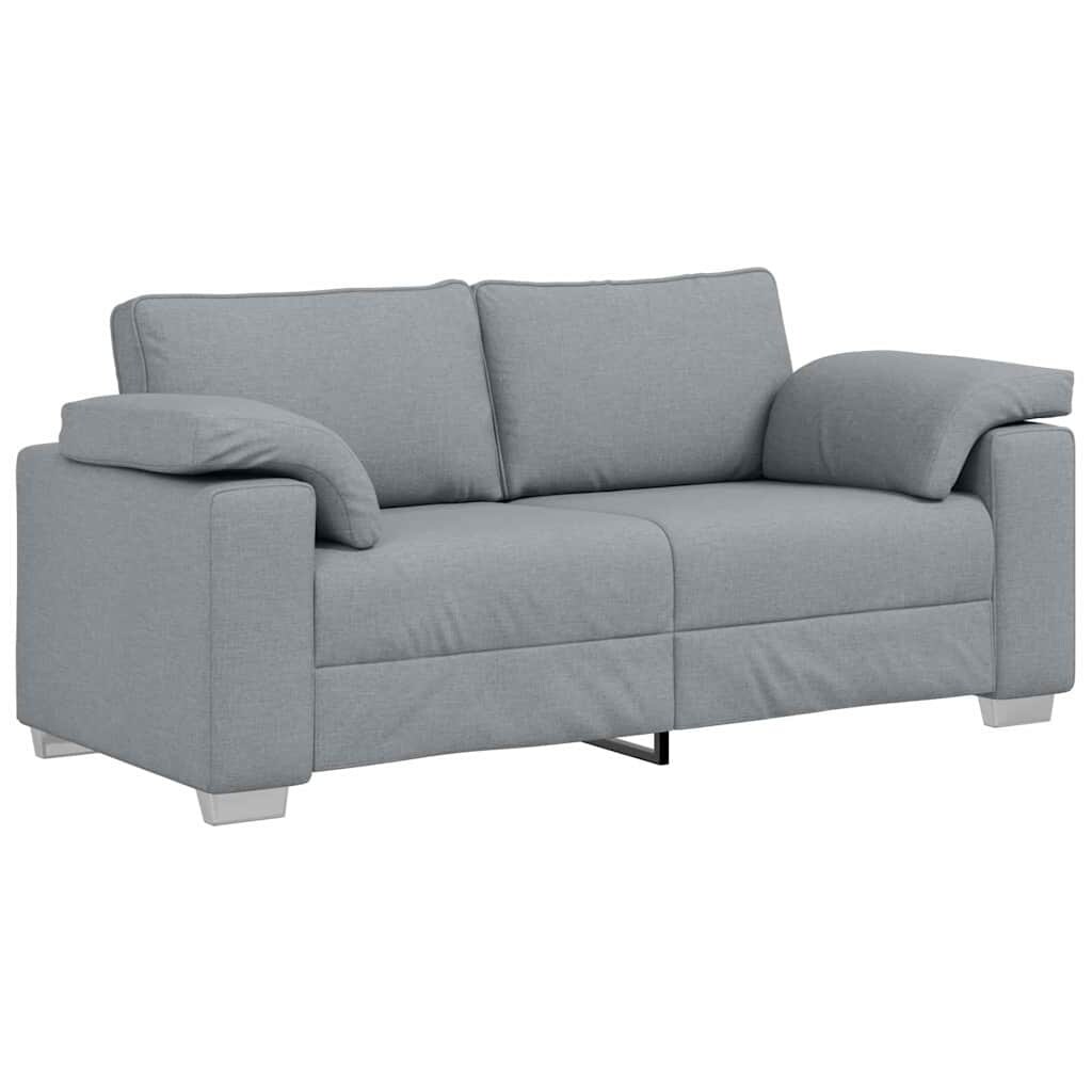 Canapé Gris clair 180 x 80 x 82 cm tissu Modèle AbriPrairie 166
