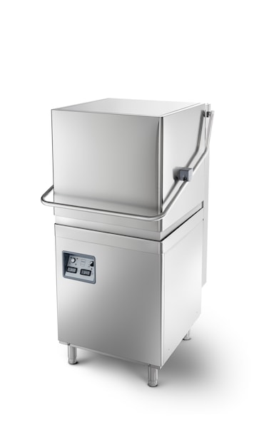 METRO Professional, Lave-vaisselle à capot éco-responsable, avec récupérateur de buée, 400 V, acier inoxydable