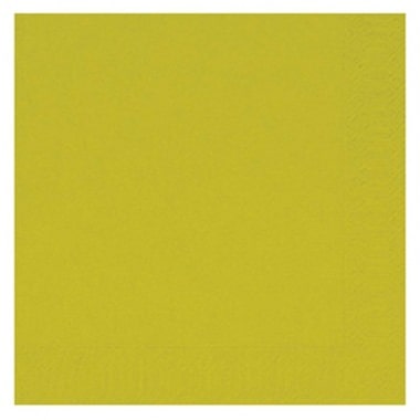 Fasana Zelltuch Serviette 40x40cm 1/4F. lime green - 250 Stück