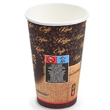 thumbnail of 800 Kaffeebecher Coffee to go Becher "Latte Macchiato" XL 400 ml glatt
