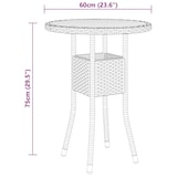 thumbnail of vidaXL 5-tlg. Garten-Lounge-Set Poly Rattan Schwarz