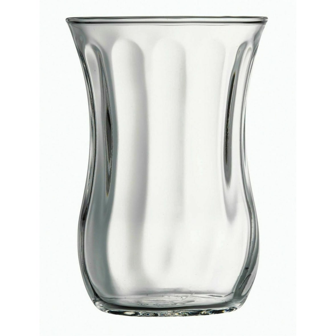 Pasabahce 42021.6 Set 6-tlg. Teeglass Optikli Cay Bardagi Gläser-Set für 6 Personen