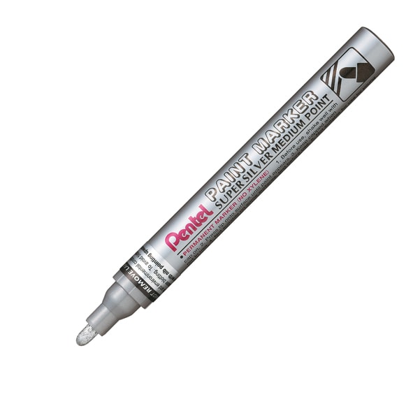 Marqueur peinture Paint Marker, pointe conique 4,5 mm, encre silver