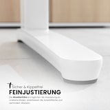 thumbnail of bümö manuell höhenverstellbarer Schreibtisch 200x100 in Asteiche, Gestell in graphit - PC Tisch höhenverstellbar & groß, höhenverstellbarer Tisch