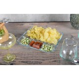 thumbnail of Plat 4 compartiments carré en verre