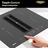 thumbnail of CIARRA Placa de cocción con extractor ONE 59 cm Boost Touch Control con 4 placas Flex Zone Función Stop & Go CBBEH594BBF