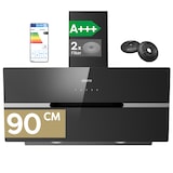 thumbnail of CIARRA Hotte Aspirante Inclinée 90 cm A+++ 650 m³/h Fonction Boost WIFI-APP Contrôle tactile Évacuation & Recyclage VM9736FB
