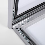 thumbnail of Showdown Speisekarten Schaukasten Outdoor - 2x DIN A4 quer - Aluminium / Stahl - Silber