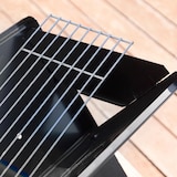 thumbnail of Barbecue pieghevole - 44,5 X 30,5 X 35 cm - BBQ - Griglia compatta - Nero opaco