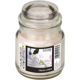 thumbnail of PAPSTAR, Snoeppot met waxvulling "Flavour by GALA" Ø 63 mm · 85 mm wit - Fresh Linen