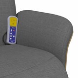 thumbnail of vidaXL Massagesessel mit Fußteil Dunkelgrau Stoff