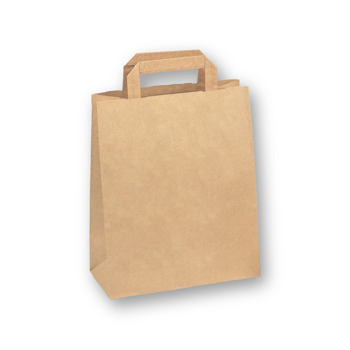 DayBays 25 Stk. Papiertüten 22+10x28 cm Braun mit Flachhenkel