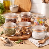 thumbnail of Set van 6 Glazen Weckpotjes 170 ml