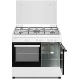 thumbnail of Solthermic F9Lg50G2W Fogão a Gás Branco Design Moderno com 5 bicos / 5 bicos com acendimento automático / Forno 64 L. / Gás Butano e Gás de Cidade.