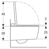 thumbnail of Geberit AquaClean Sela WC-Komplettanlage wandhängend weiß-alpin