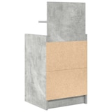 thumbnail of vidaXL Nachttisch mit 2 Schubladen Betongrau 38x34x80 cm