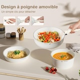 thumbnail of Batterie de cuisine 11 pièces avec poignées amovibles en Granit beige - Tous feux dont induction Just perfecto JL-999 usage non-intensif Just Perfecto