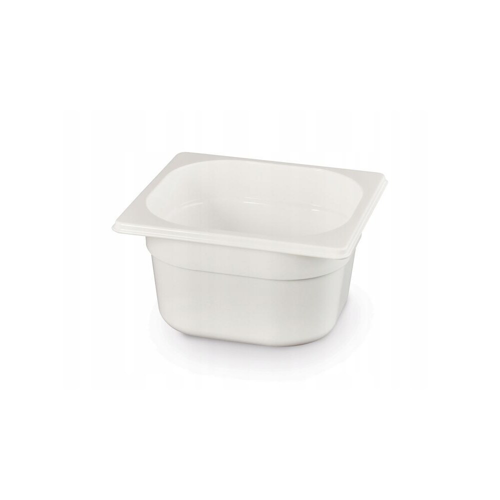 Hendi Gastronorm Behälter 1/6, 176x162x65 mm, weiß