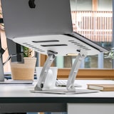 thumbnail of Laptophalterung / Laptopständer LAPTOP STAND Aluminium silber hjh OFFICE