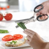 thumbnail of GEFU   Kräuterschere grau/schwarz