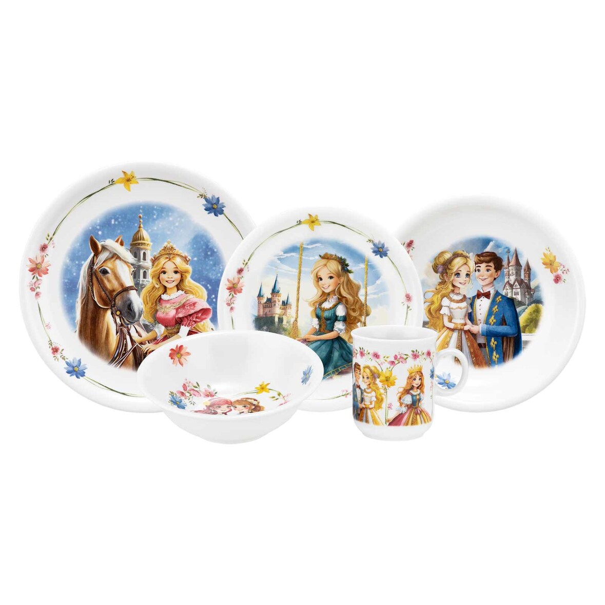 Seltmann Weiden Compact Kindergeschirr Set 5-teilig - Prinzessin