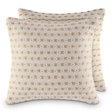 thumbnail of Zierkissen 40x40cm Dekokissen 12-teilig Set 2 x 6 VE Sofakissen Baumwolle u. Jute natur