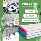 thumbnail of MUXEL Bambus Tücher - 5x Bambus Geschirrtücher - Extra saugfähiges Putztuch - Weiche Bambuslappen zum Polieren, Abtrocknen & Wischen - Nachhaltige