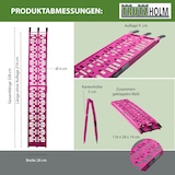 thumbnail of TRUTZHOLM 1 x Auffahrrampe klappbar 228 cm Traglast 340 kg Alu pink gelocht Rampe Motorradrampe