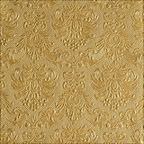 thumbnail of 15 Servietten Papier 33x33cm 3-lagig - Einweg Papierservietten mit Ornamenten geprägt Hochzeit Dinner Gastronomie Party Hochzeitsservietten Gold
